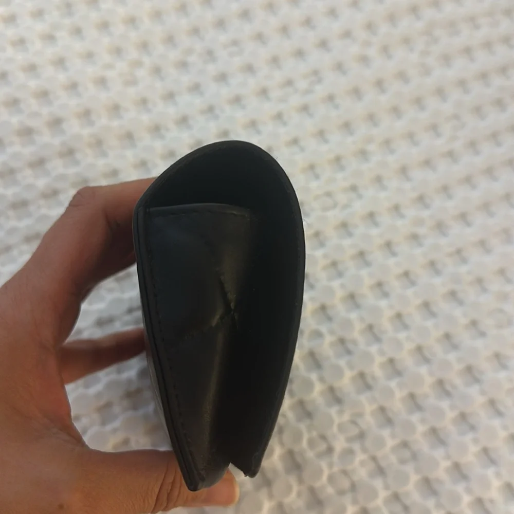 CHANEL  Lambskin Leather Sunglasses Case.
